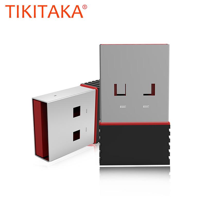 TIKITAKA Top quality Ralink RT5370 150Mbps 150M USB 2.0 WiFi Wireless Network Networking Card 802.11 b/g/n 2.4GHz LAN Adapter TIKITAKA Top quality Ralink RT5370 150Mbps 150M USB 2.0 WiFi Wireless Network Networking Card 802.11 b/g/n 2.4GHz LAN Adapter